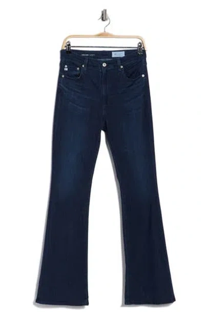 Ag Farrah Mid Rise Bootcut Jeans In Blue