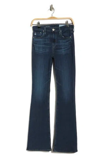 Ag Farrah Mid Rise Bootcut Jeans In Blue