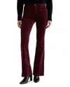 Ag Farrah Mid Rise Bootcut Jeans In Winery In Burgundy