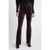 Ag Farrah Mid Rise Bootcut Pants In Red