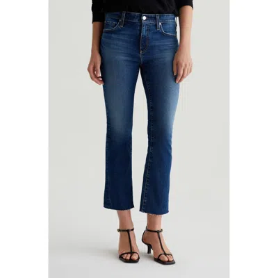 Ag Farrah Mid Rise Crop Bootcut Jeans In Forgotten
