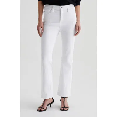 AG AG FARRAH MID RISE RISE CROP BOOTCUT JEANS