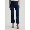 Ag Farrah Pull-on Ankle Bootcut Jeans In Blue