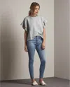 Ag Farrah Skinny Ankle Jean In 18y Cruising In Multi