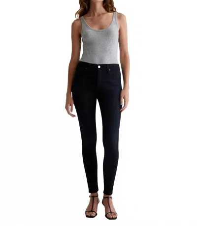 Ag Farrah Skinny Ankle Jean In Blue In Black