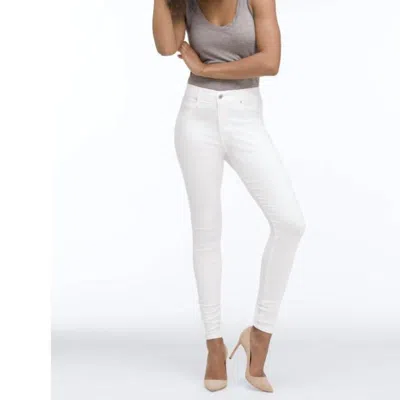 Ag Farrah Skinny Ankle Jean In White
