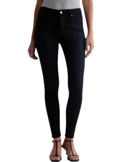 Ag Farrah Skinny Ankle Jeans In Blue Above In Multi
