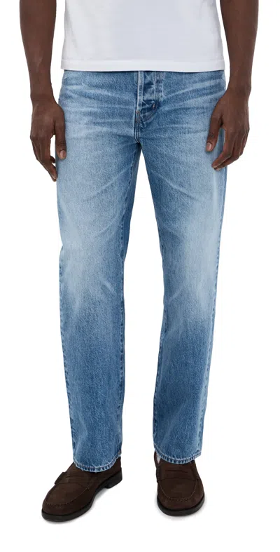 Ag Felix Vinte Straight Denim Jeans 30" Camillo In Blue