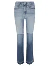 Ag Fitted Buttoned Jeans In La Croisette