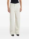 Ag Rian High Waist Ankle Straight Leg Jeans In White