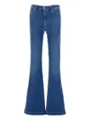Ag Madi High Waist Flare Jeans In Blue