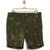 Ag Flora Print Slim Fit Shorts In Botanical Flower Fresh Jive