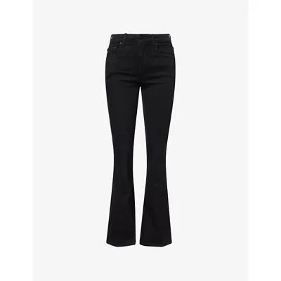 Ag G Womens Saturated Black Sophie Bootcut-leg Stretch-denim Jeans