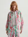 Ag Genni Jacket In Brush Playing Pink