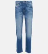 Ag Girlfriend Mid-rise Slim Jeans In 17y8