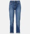 Ag Girlfriend Slim Jeans In Blue