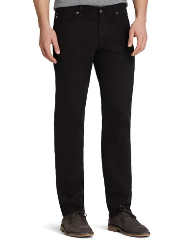 Ag Graduate 32 Straight Fit Twill Pants In Black