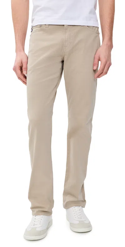 Ag Graduate Sateen Tailored Pants 32 Desert Stone In Neutral