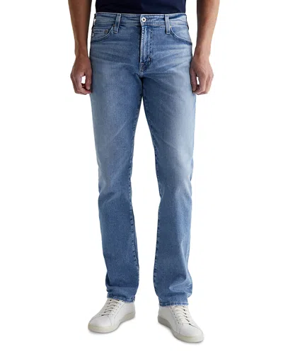 Ag Graduate Straight Fit Jeans In Saltillo Blue In Brown