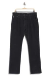 Ag Graduate Straight Leg Corduroy Pants In 1 Year Sulfur Black
