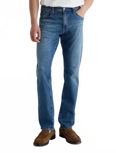 Ag Graduate Tailored Leg 30 Jeans In Ashfield In Blue