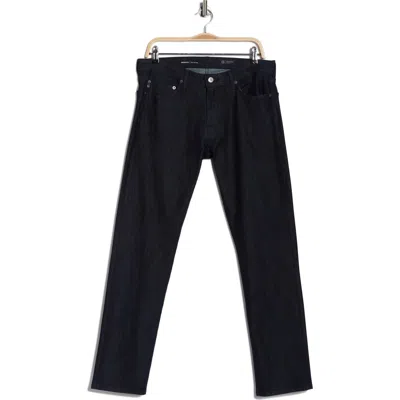 Ag Graduate Tailored Straight Leg Jeans In Black