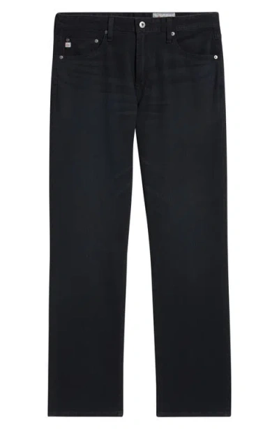 Ag Graduate Tailored Straight Leg Jeans In Black
