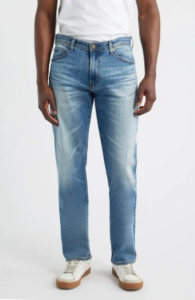Ag Graduate Tailored Straight Leg Jeans In Blue