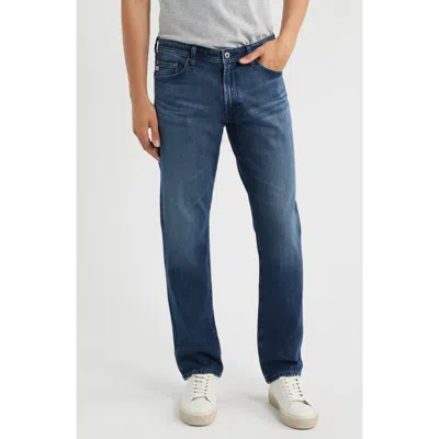 Ag Graduate Tailored Straight Leg Jeans In Blue