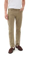 Ag Graduate Tailored Sueded Italian Twill Pants Industrial Taupe In Multi