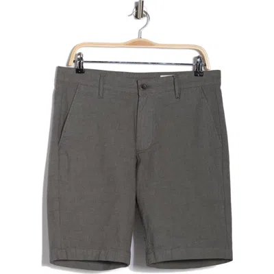 Ag Griffin Cotton Blend Shorts In Gray