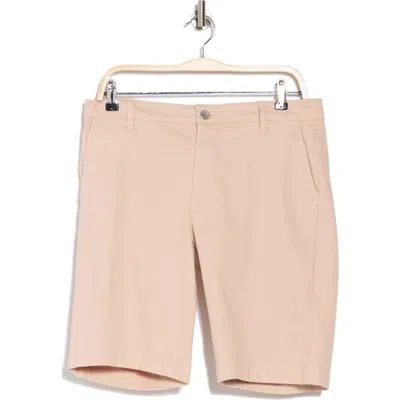 Ag Griffin Stretch Cotton Shorts In Pink