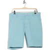 Ag Griffin Stretch Cotton Shorts In Blue