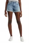 Ag Hailey Cut Off Jean Shorts In 20yhil In Blue