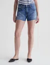 Ag Hailey Cut-off Short In Blue In Blue