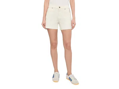 Ag Halle High Rise Relaxed Shorts In White