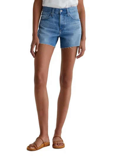 Ag Halle Jean Short In Flash Back In Blue