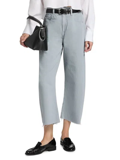 Ag Hattie Crop Jeans In Sea Fog In Black