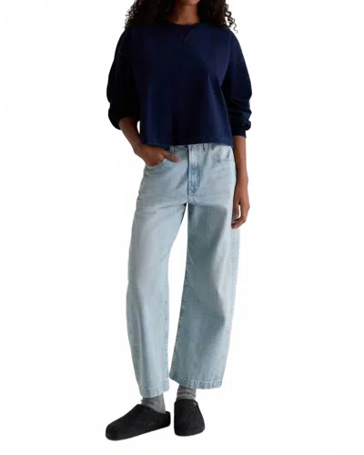Ag Hattie Crop Jeans In Sunset Hills In Blue