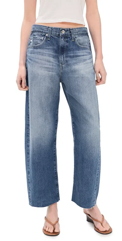 Ag Hattie Crop Jeans Yellowstone In Blue