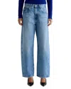 Ag Hattie High Rise Barrel Jeans In Blueprint In Blue