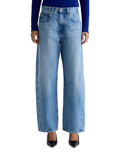 Ag Hattie High Rise Barrel Jeans In Blueprint