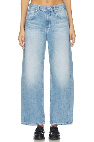 Ag Hattie High Rise Barrel Jeans In Blueprint