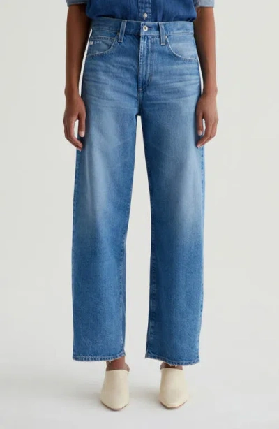 Ag Hattie High Waist Barrel Jeans In Flashback