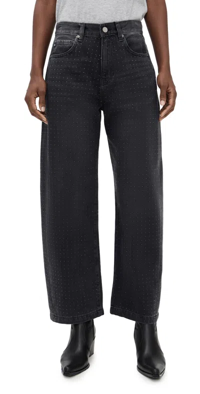 Ag Hattie Jeans Star Light In Black