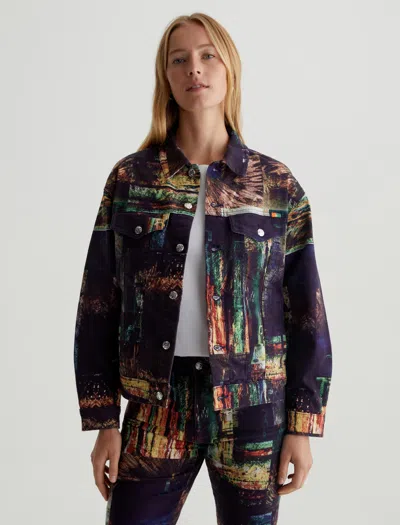 Ag Haylee Jacket In Night Driving Olive