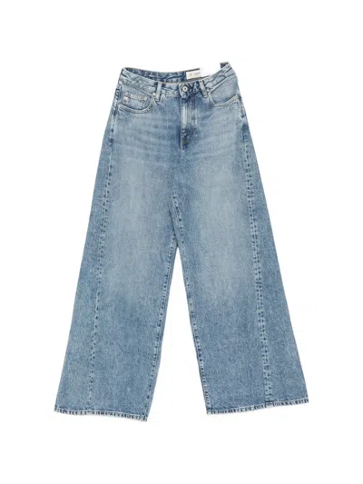 Ag Helsinki Logo-patch Jeans In Blue