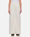Ag Deven High-rise Ultra Wide-leg Jeans In White