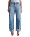 AG HIGH RISE CUFFED BARREL LEG JEANS IN SANTORINI