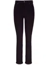 Ag High-waisted Skinny Jeans In Black